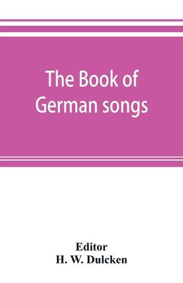 The book of German songs