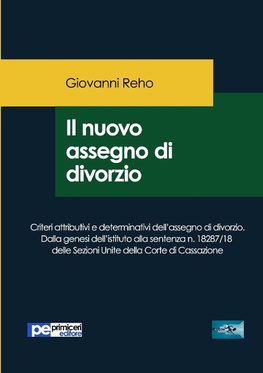 Il nuovo assegno di divorzio