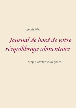 Journal de bord de votre réequilibrage alimentaire