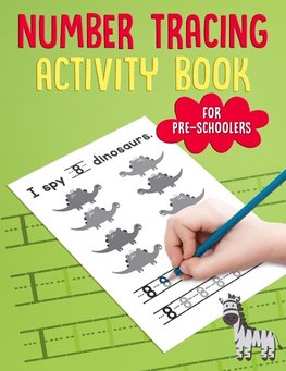 Number Tracing Activity Book for PreSchoolers