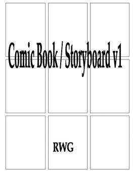 Comic Book / Storyboard v1