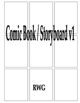 Comic Book / Storyboard v1