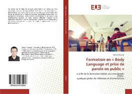 Formation en « Body Language et prise de parole en public »