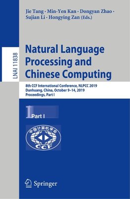 Natural Language Processing and Chinese Computing