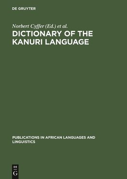 Dictionary of the Kanuri Language