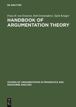 Handbook of Argumentation Theory