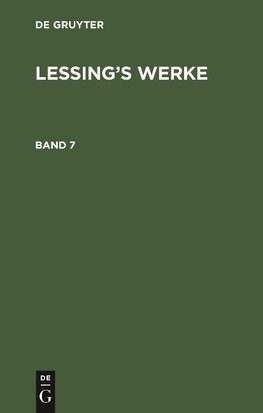 Lessing's Werke, Band 7