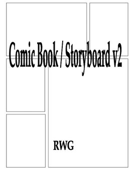 Comic Book / Storyboard v2