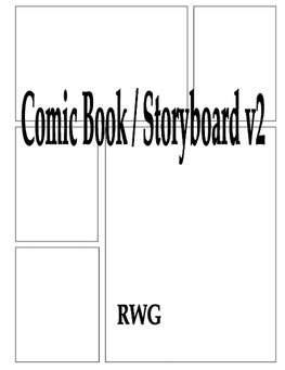 Comic Book / Storyboard v2