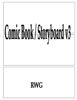 Comic Book / Storyboard v3