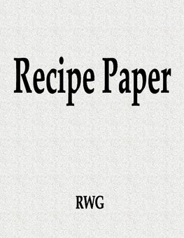 Recipe Paper