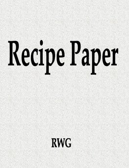 Recipe Paper