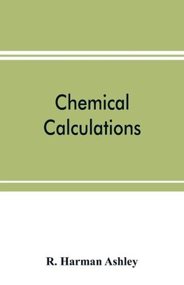 Chemical calculations