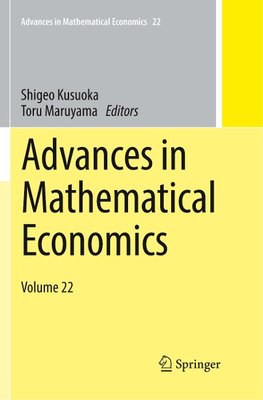 Advances in Mathematical Economics