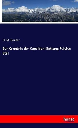 Zur Kenntnis der Capsiden-Gattung Fulvius Stål