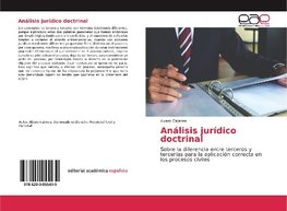 Análisis jurídico doctrinal