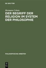 Der Begriff der Religion im System der Philosophie