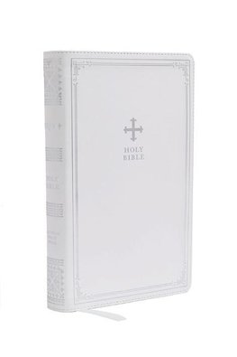 Nrsv, Catholic Bible, Gift Edition, Leathersoft, White, Comfort Print