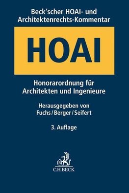 Beck'scher HOAI- und Architektenrechts-Kommentar