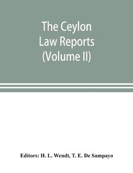 The Ceylon Law reports