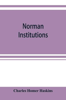 Norman institutions