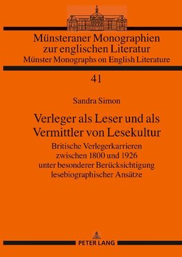 Verleger als Leser und als Vermittler von Lesekultur