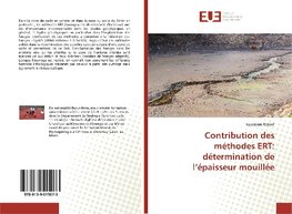 Contribution des méthodes ERT: détermination de l'épaisseur mouillée