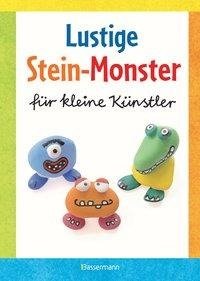 Lustige Stein-Monster für kleine Künstler. Basteln mit Steinen aus der Natur. Ab 5 Jahren