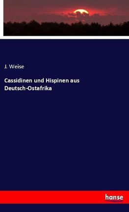 Cassidinen und Hispinen aus Deutsch-Ostafrika