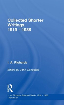 Collected Shorter Writings V9