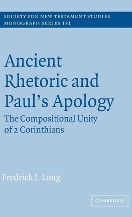 Ancient Rhetoric and Paul's Apology