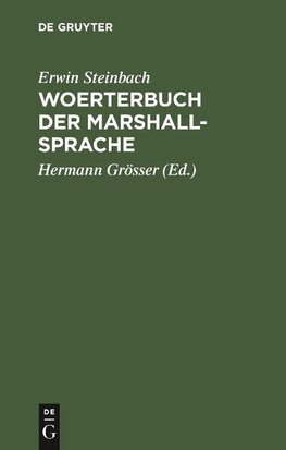 Woerterbuch der Marshall-Sprache