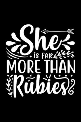 She Is Far More Than Rubies