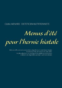 Menus d'été pour l'hernie hiatale