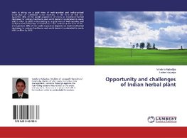 Opportunity and challenges of Indian herbal plant