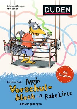 Mein Vorschulblock mit Rabe Linus (1) - Schwungübungen