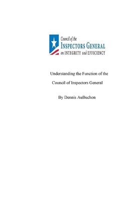 Understanding the Function of the Council of Inspectors General