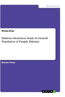 Diabetes Awareness Study in General Population of Punjab, Pakistan