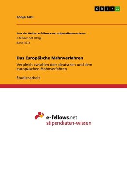 Das Europäische Mahnverfahren