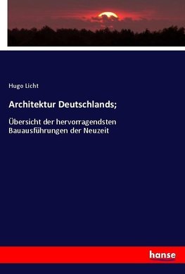 Architektur Deutschlands;