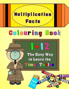 Multiplication Facts Colouring Book 1-12