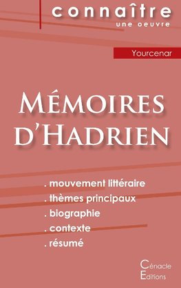 Fiche de lecture Mémoires d'Hadrien de Marguerite Yourcenar (Analyse littéraire de référence et résumé complet)