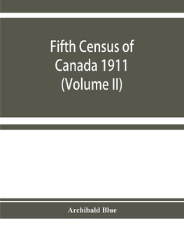 Fifth census of Canada 1911