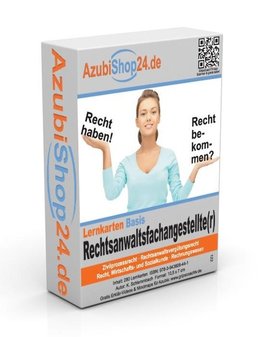 AzubiShop24.de Basis-Lernkarten Rechtsanwaltsfachangestellte/-r