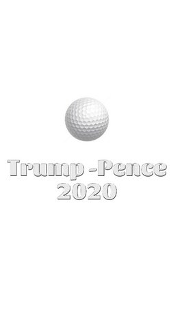 Trump Pence 2020  Golf Journal Sir Michael Huhn designer  edition