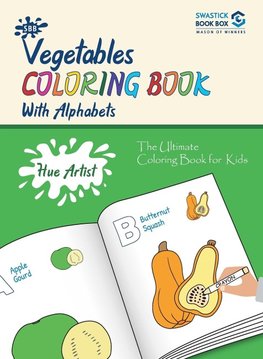 SBB Hue Artist - Vegetables Colouring Book