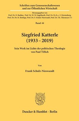 Siegfried Katterle (1933-2019).