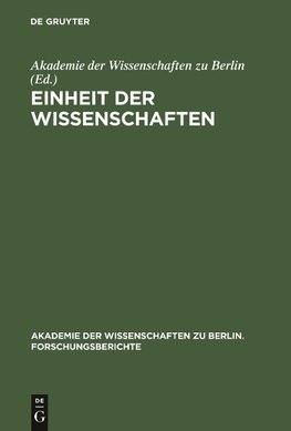 Einheit der Wissenschaften