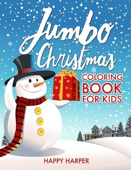 Jumbo Christmas Coloring Book For Kids