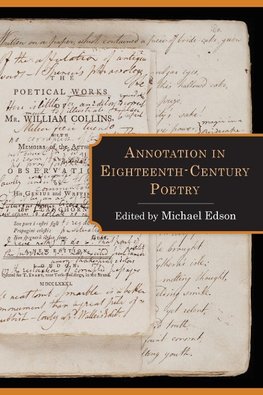 Annotation in Eighteenth-Century Poetry